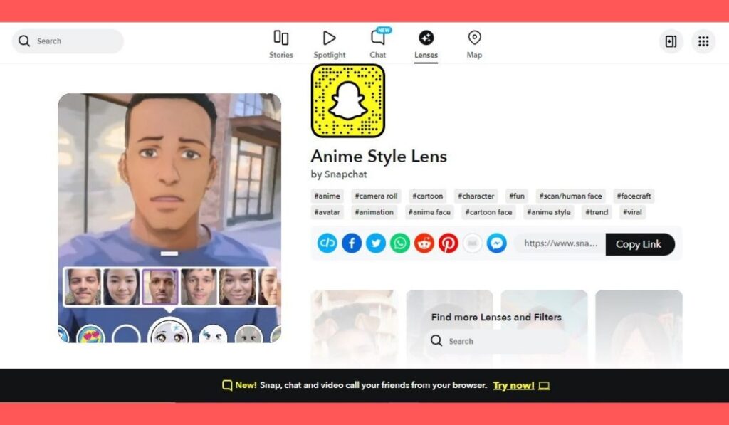 Anime Style Lens